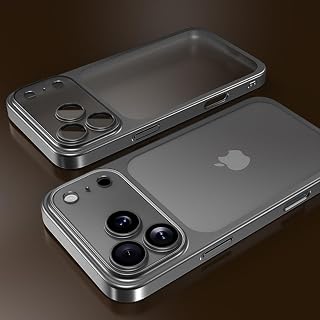 All Inclusive Phone Case, Suitable for iPhone 17 Pro Max, with Four Corner Airbags for Anti Drop and Shock Resistance, Frosted Back, Anti Fingerprint, and Lightweight Design(Black)