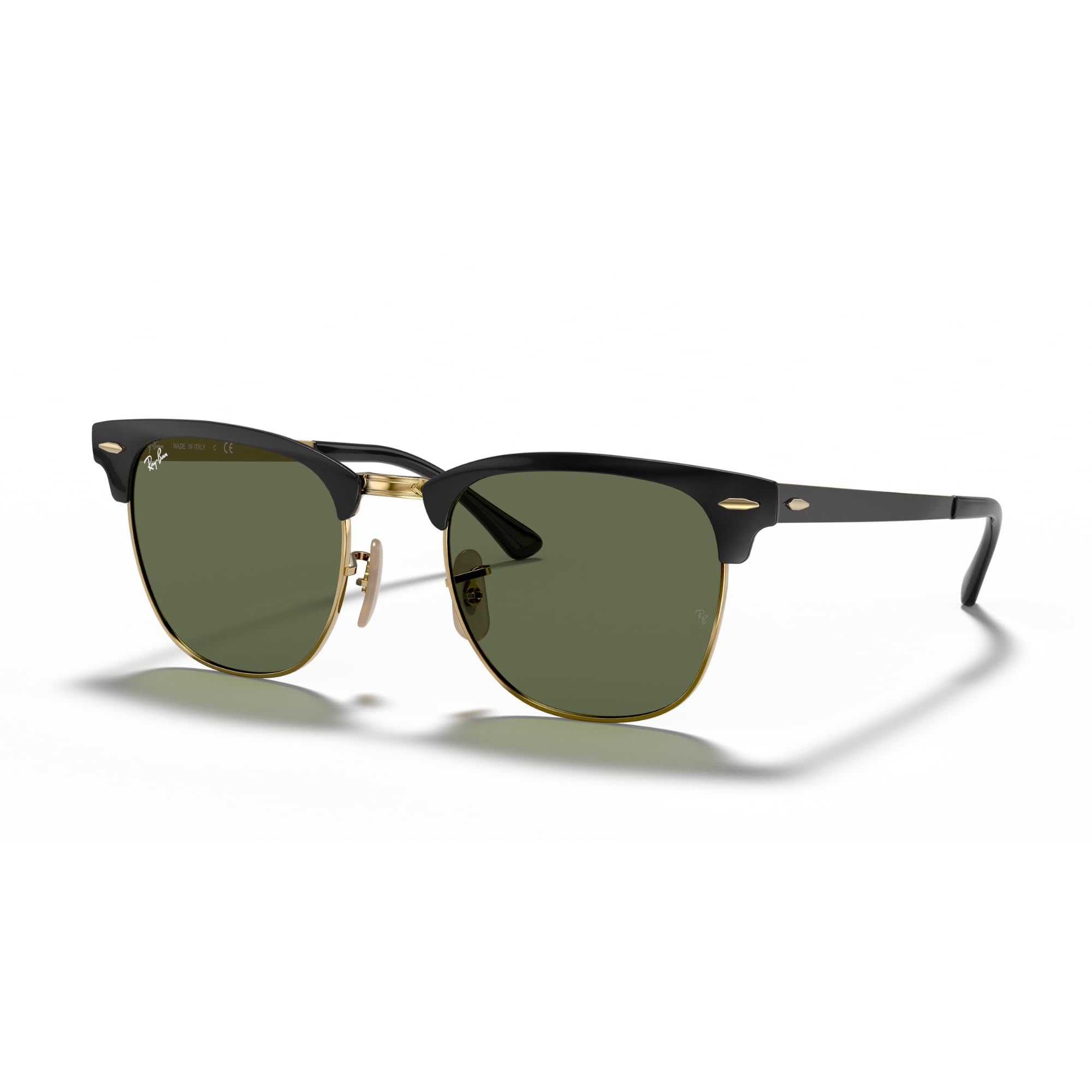 Ray-Ban RB3716 Clubmaster Metal Square Sunglasses for Men for Women
