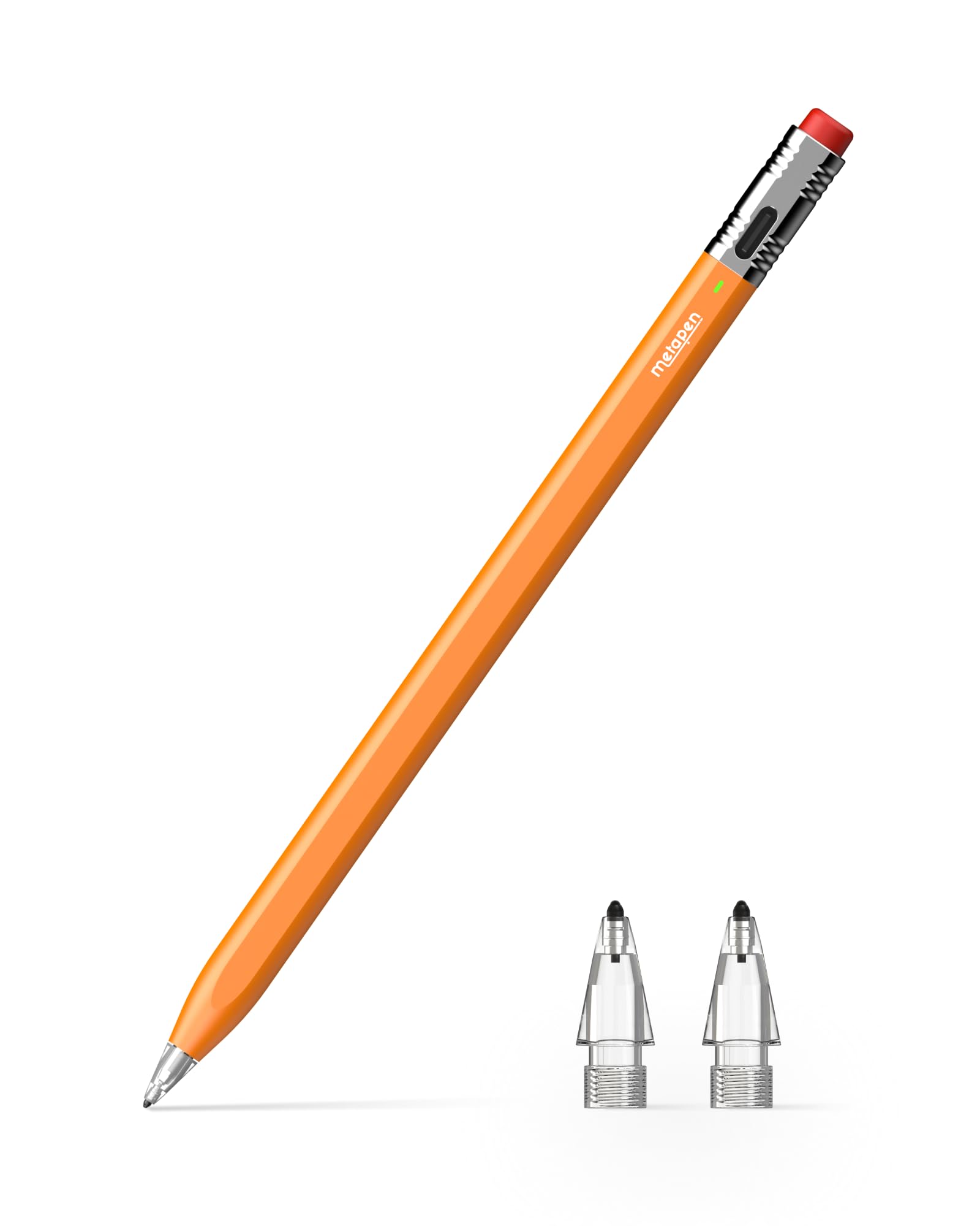 Metapen Pencil Air8 Pro X for iPad 2018-2026, Ultra-Quiet, 2X Fast Charging, Pal