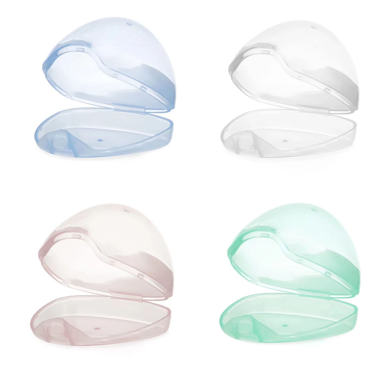 PandaEar Dummy Holder Case| 4 Pack Pacifier Case Dummy Box Cover Snoother Pods| 