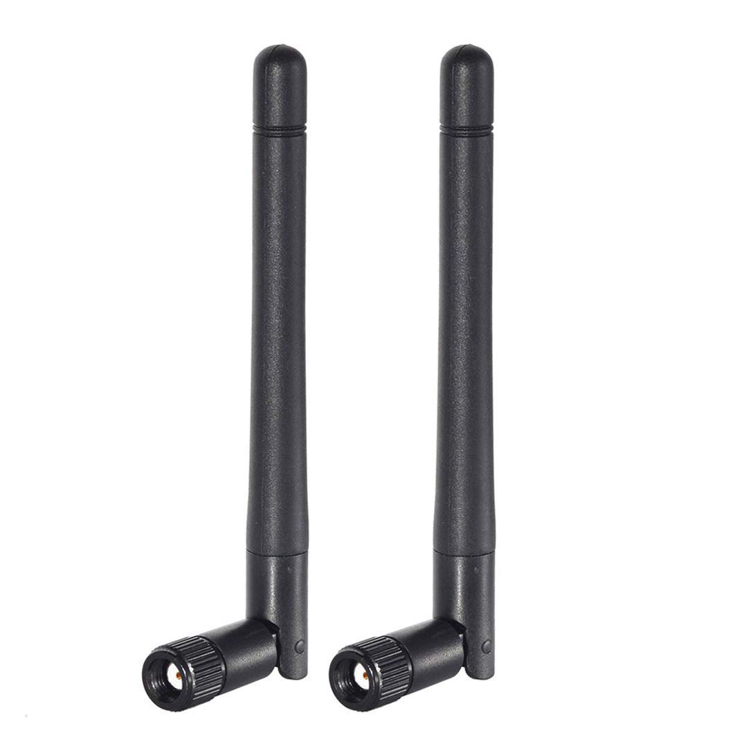 Bingfu Dual Band WiFi 2.4GHz 5GHz 5.8GHz 3dBi MIMO RP-SMA Male Bluetooth Antenna