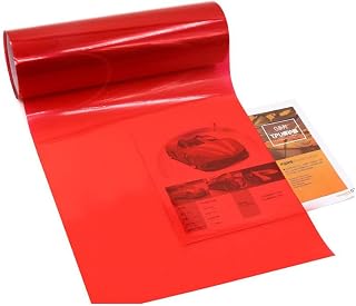 1797 Car Light Tint Film Headlight Fog Light Taillight Red Tinted Vinyl Tail Back Color Sticker Self Adhesive Shiny Chameleon Accessories Parts 48''x12'' 1pc