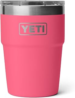 YETI Rambler 16 oz Stackable Tumbler, Vacuum Insulated, Stainless Steel with MagSlider Lid