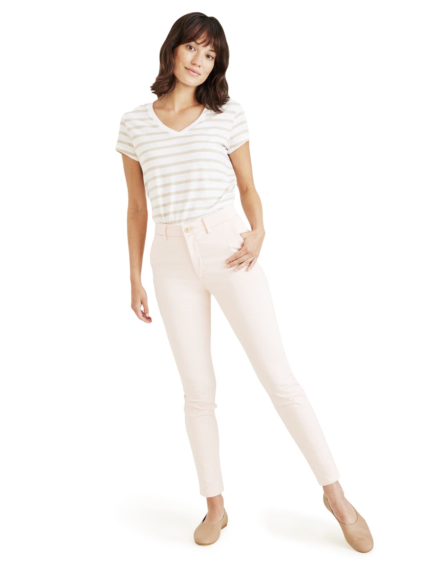Dockers Women's Casual Chinos Weekend Chino Skinny Fit Tall