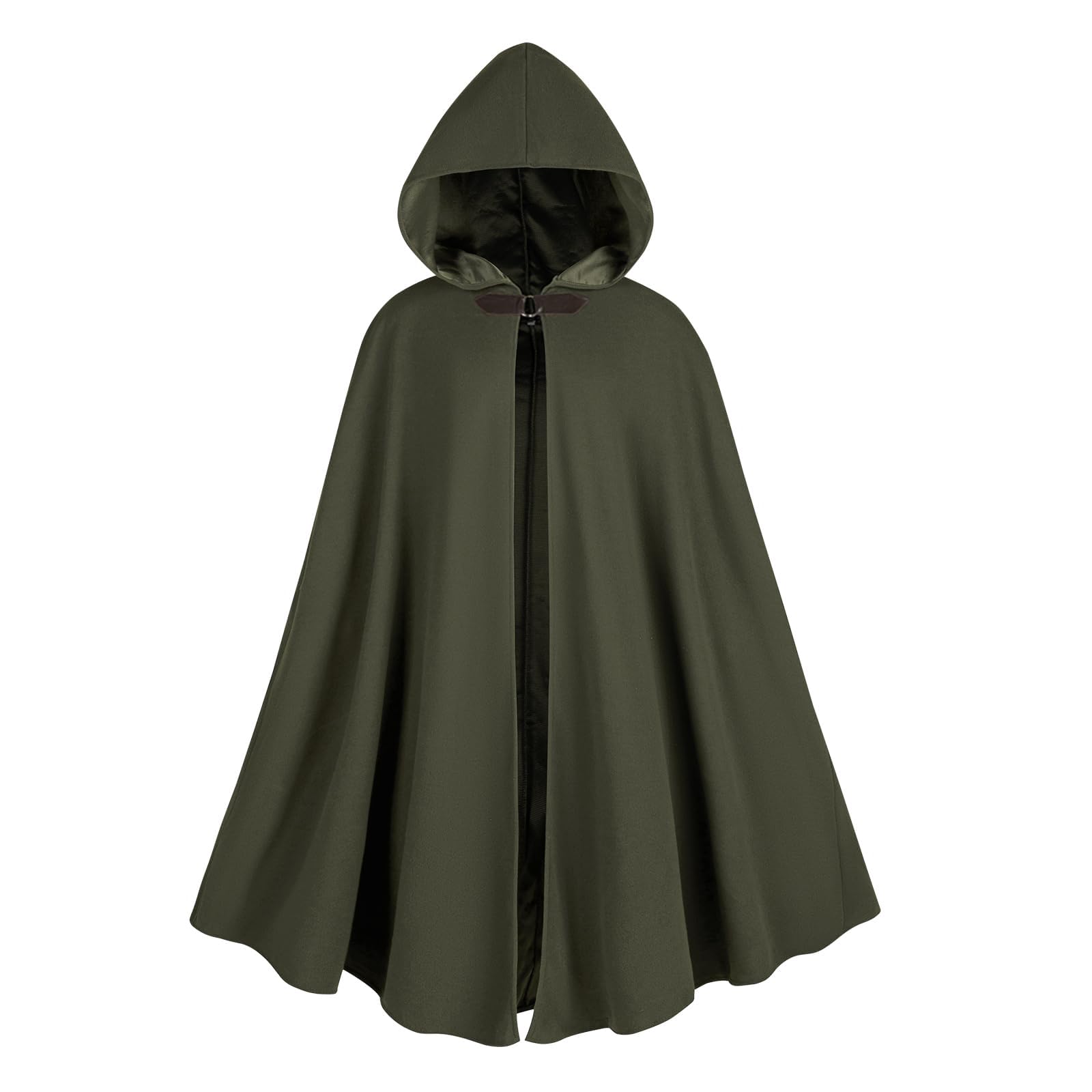 Hewlaud Medieval Cloak with Hood Renaissance Hooded Cape for Women Men | Medieva