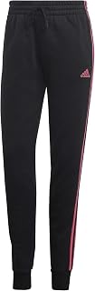 adidas Essentials - French Terry Pants with 3-Stripes Cuffs - Women's Trousers