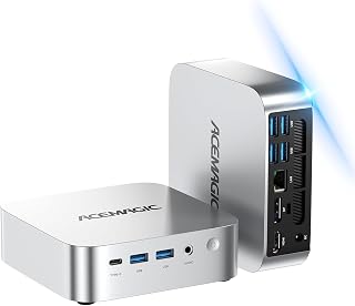 ACEMAGIC Mini PC Win-dows 11 Pro Ryzen 3 PRO 7330U 8GB RAM 256GB SSD 28W | Beat N5095/3500U/3200U/N95 up to 4.3GHz Mini Desktop Computers, Triple-Screen 4K Display WiFi 5 BT4.2 RJ45 for Home/Office