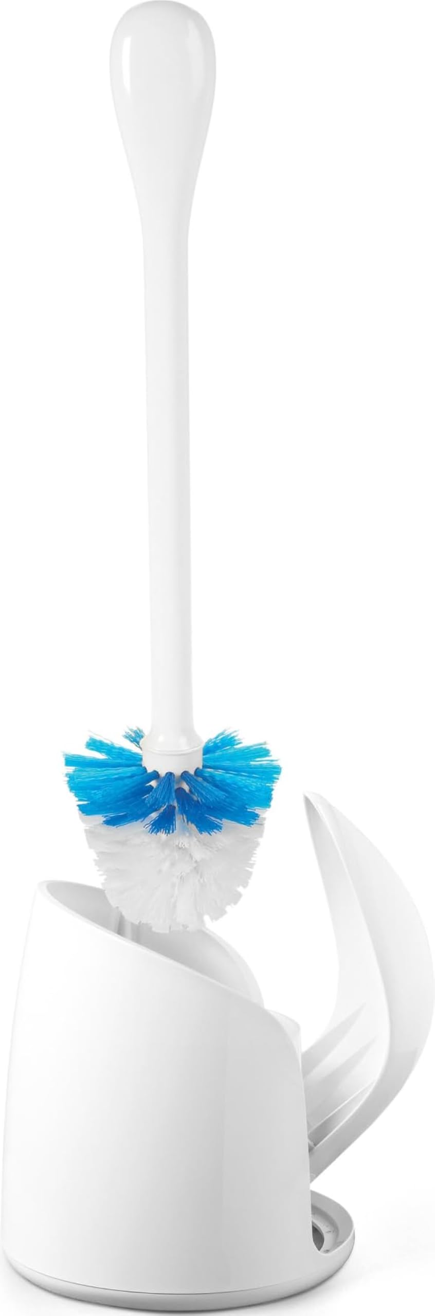 OXO Good Grips Compact Toilet Brush & Canister with Automatic Canister Door | To
