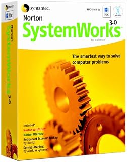 Norton Systemworks 3.0 Mac AntiVirus, Utilities, Backup, Spring Cleaning