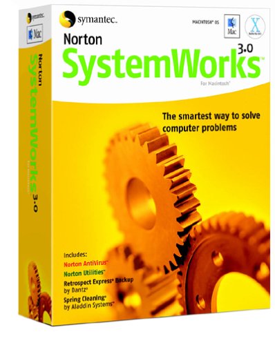 Norton Systemworks 3.0 Mac AntiVirus, Utilities, Backup, Spring Cleaning