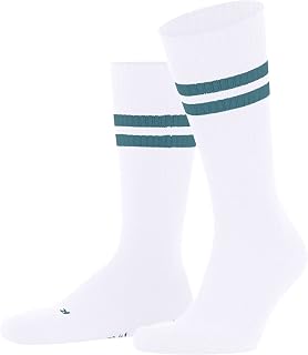 FALKE Unisex Adult Dynamic Socks Breathable Cotton Lightweight Padding Pattern Striped Pattern Retro Thick Ribbed Ideal with Sneakers and Sporty Look 1 Pair