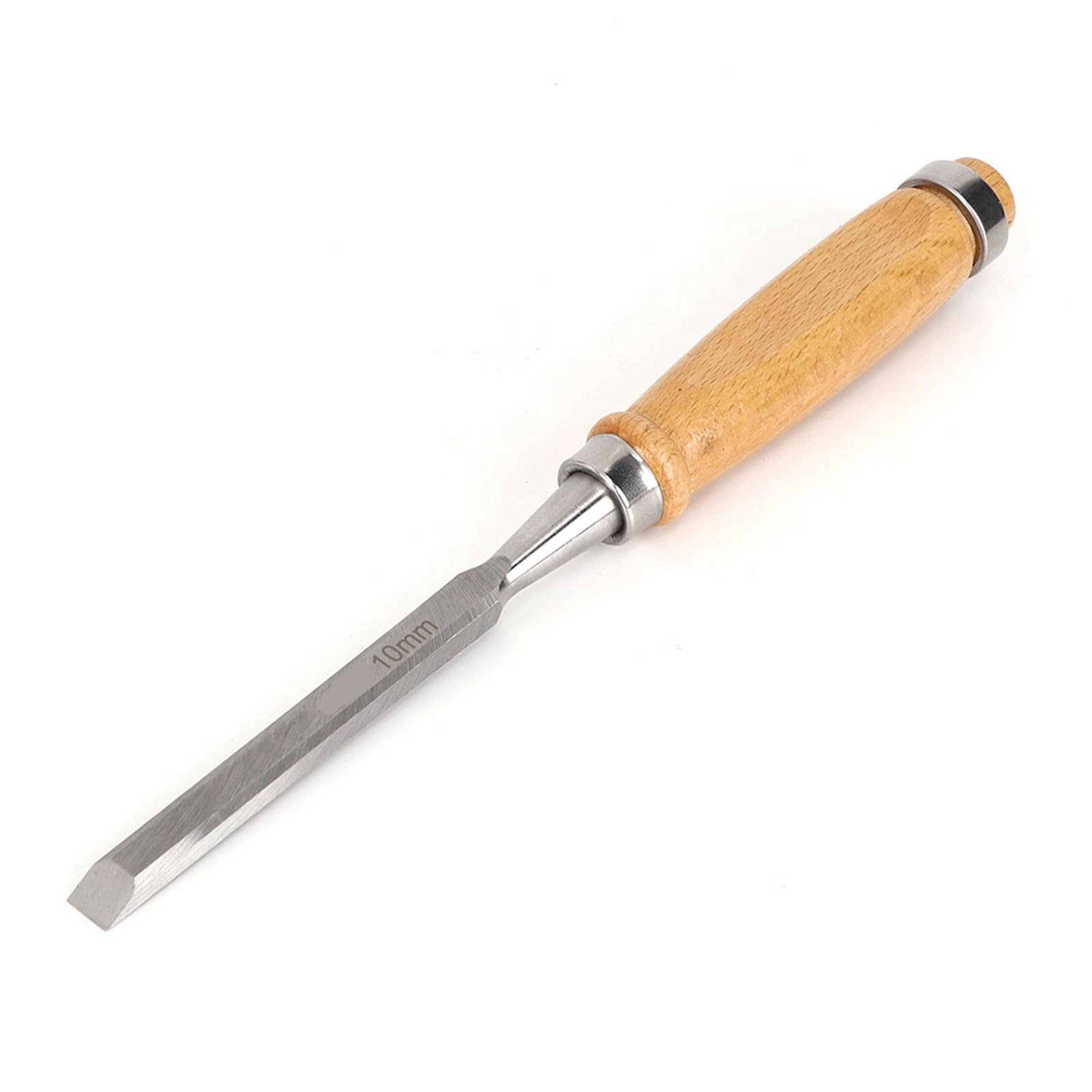 Generic 10mm Chrome Steel Bevel Wood Chisel for Carpentry