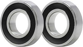 MAPLE ACE 6203-2RS Ball Bearing 17x40x12mm 6203 2RS Rubber Sealed (Qty 2)