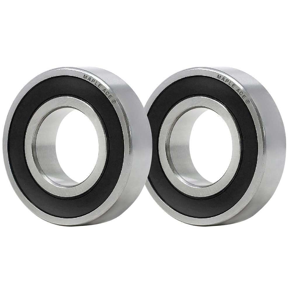 MAPLE ACE 6203-2RS Ball Bearing 17x40x12mm 6203 2RS Rubber Sealed (Qty 2)