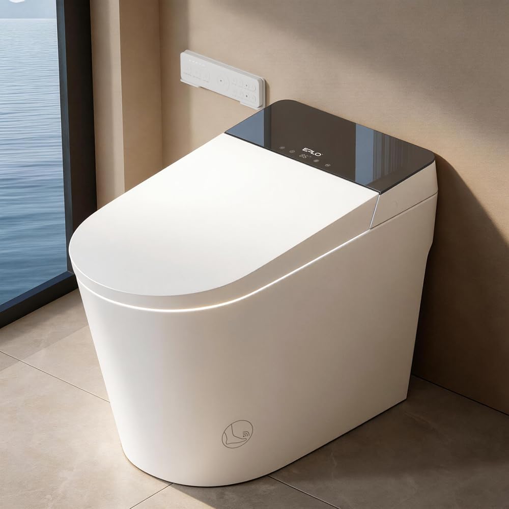 EPLO Luxury Smart Toilet Bidet,1000g MaP Powerful Flush, Foam Shiled G20MAX