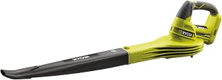 RYOBI 18V ONE+ Blower (Battery & Charger Excluded) | OBL1820S, Hyper Green, lightweight design, high airflow, garden debris clearing