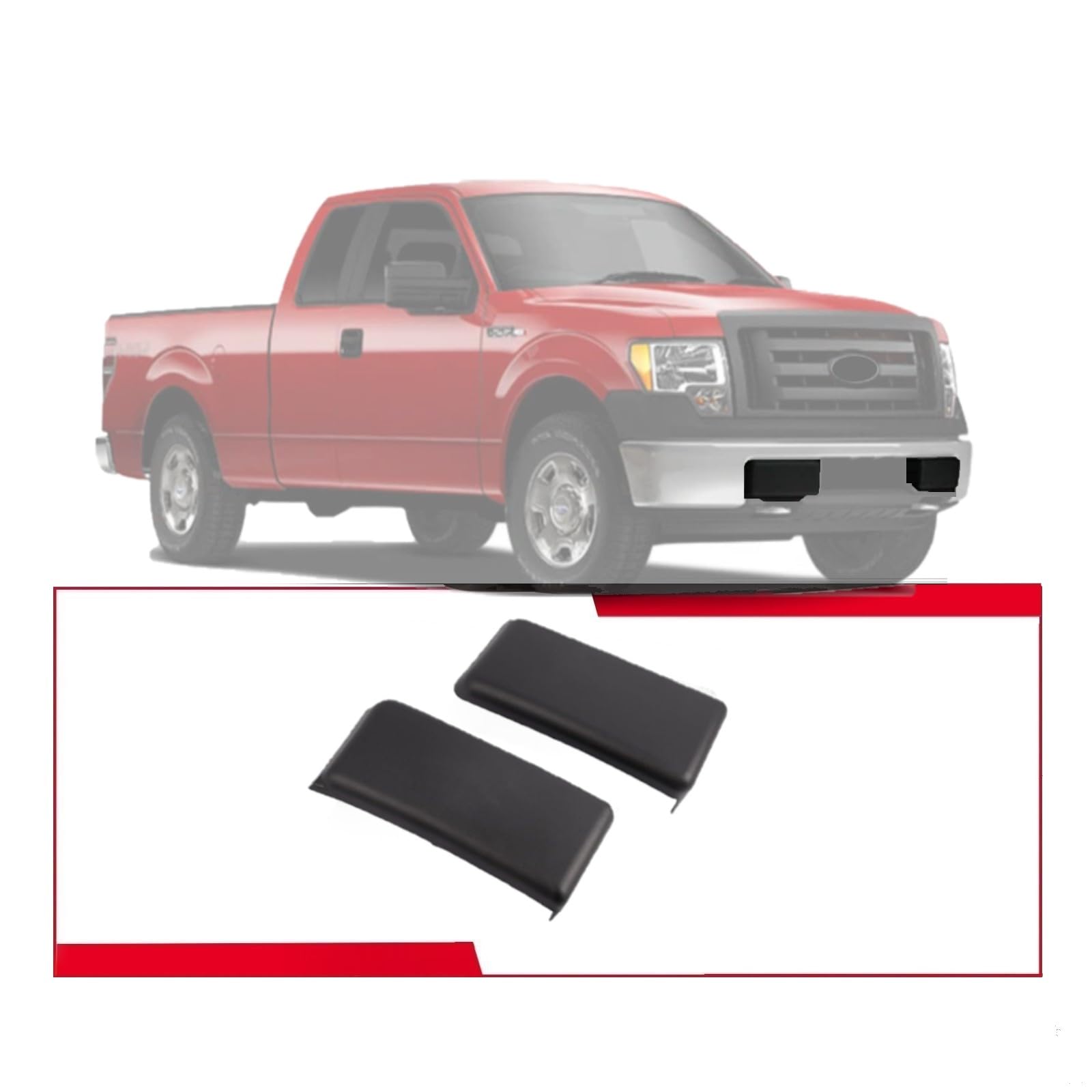 Bumper Guard Pad Compatible With Ford 2009-2014 F150 Front Bumper Cover Trim Com