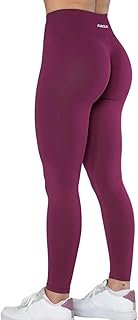 AUROLA Women's Seamless Scrunch Tights Tummy Control Gym Fitness Girl Sport Active Yoga Pants