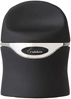 Rabbit Champagne and Wine Sealer, Airtight Wine and Champagne Stopper, Keeps Bubbles Fresh Longer, Easy to Use, Velvet Black, Essential Bar Tool