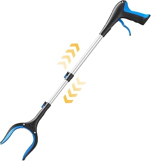 FGRHY Telescopic Grabber Reacher Tool, 5-Level Adjustable Length (23'' to 41'') - Extendable Gripper and Reaching Tool, Heavy Duty Pick Up Stick Grabbers for Seniors, Surgery Recovery Must Haves