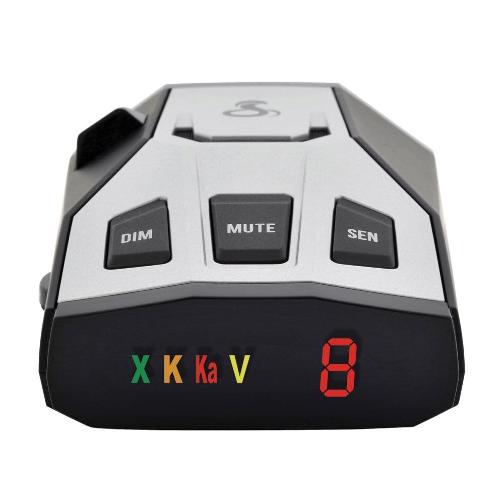 Cobra RAD 350 Laser Radar Detector, Long Range, False Alert Filter, Black | OLED