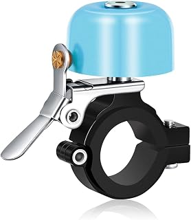 Greallthy Bike Bell, Bike Bells Adults Kids, Full-Metal Bike Bell for 22.2-31.8mm Bicycle Handlebars, 80DB Bicycle Bell, Bicycle Bell 7 Colors.