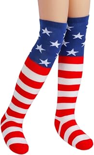 Boys-Girls-Knee-High-Socks Novelty-Stripes-Solid-Socks Solid Child 7-12Y