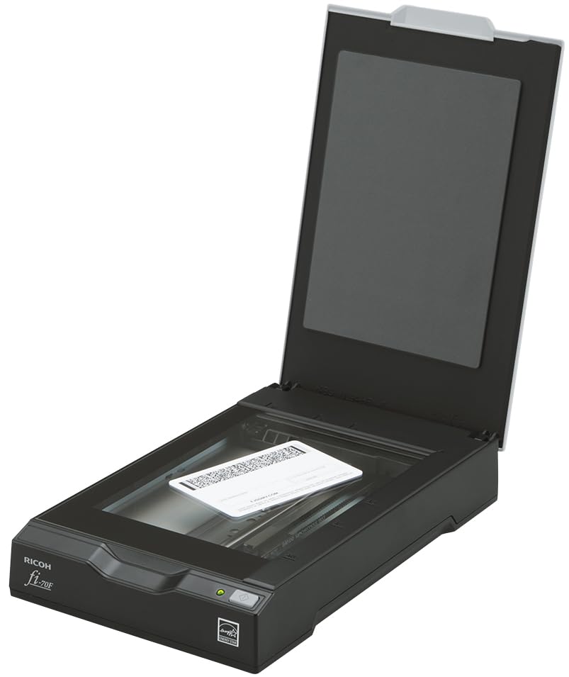RICOH fi-70F Small Footprint Flatbed A6 Document Scanner | For IDs, Passports, S