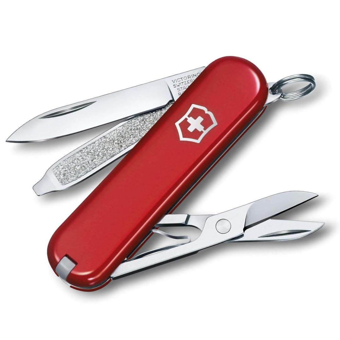Victorinox Classic SD Swiss Army Knife, Compact, 7 Functions, Swiss Made Pocket 