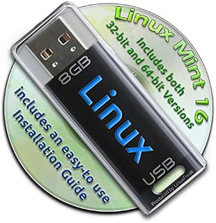 Linux Mint 16 on Bootable 8GB USB Flash Drive and DVD set - 32-bit and 64-bit.