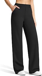 G4Free EverGoing Women's Wide Leg Trousers with Pockets and Loops