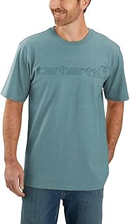 Carhartt Men's Dearborn Relaxed Logo T-Shirt Work Utility T-Shirt (Pack of 1)