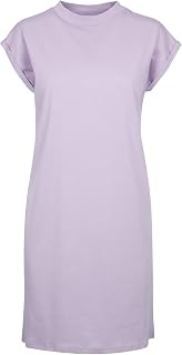 Build Your Brand Women's Ladies Turtle Extended Shoulder Dress
