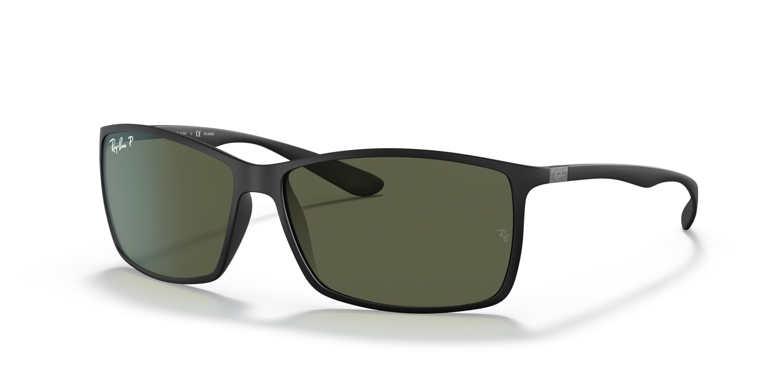 Ray-Ban Herren Liteforce Sonnenbrille, Schwarz (Gestell: Schwarz Glas: Polarisie