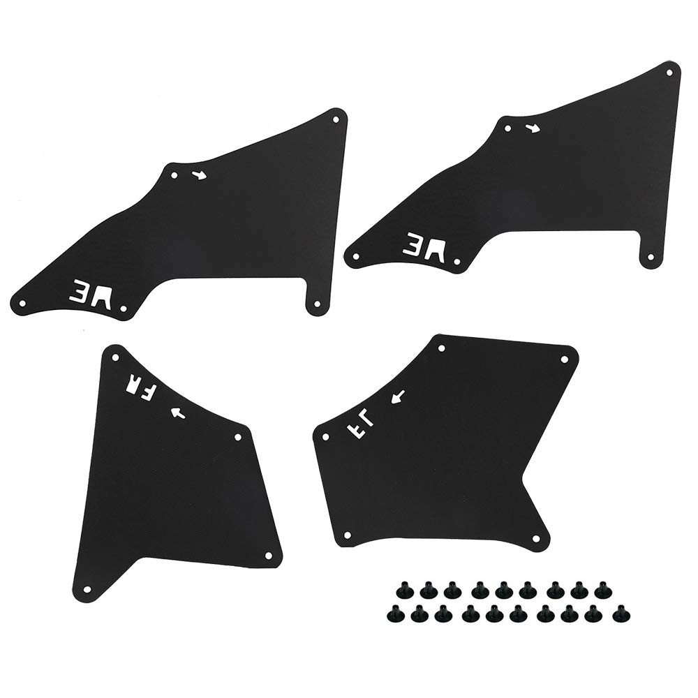 Splash Guard Fender Liner Shields with Clips | Compatible with 2003-2020 Toyota 