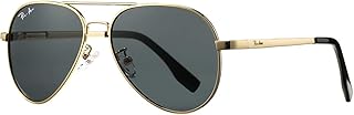Pro Acme Kids Aviator Polarized Sunglasses for Boys Girls Age 3-18 | Classic Youth Shades for Small Faces in Two Sizes 50 mm and 52 mm, for Vacation, Beach, Travel and Everyday Outdoor Wear