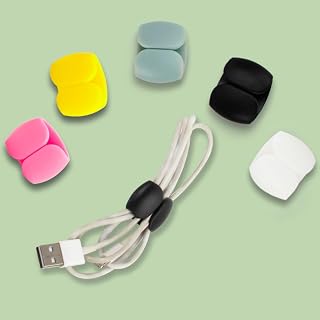 Cable Organizer Clips, Multifunctional Buckles for Charging Cables, Earphones and Travel Cable Management