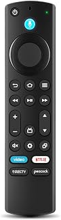 Replacement Remote for Fire Smart TV, with Voice Control | for Insignia/Toshiba/TCL/Hisense Fire Smart TV, Simple Setup, 1-Year Warranty - Not for Roku OS