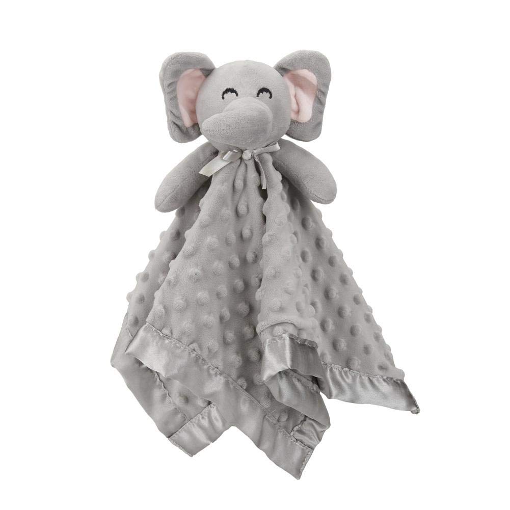 Pro Goleem Elephant Security Blanket, Soft Lovey Unisex Lovie Baby Gifts for Boy