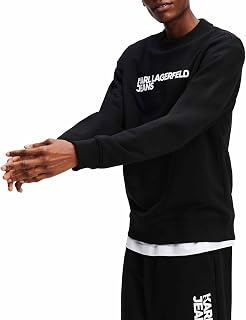 Karl Lagerfeld Jeans Men's Regular Essential Logo Sweatshirt