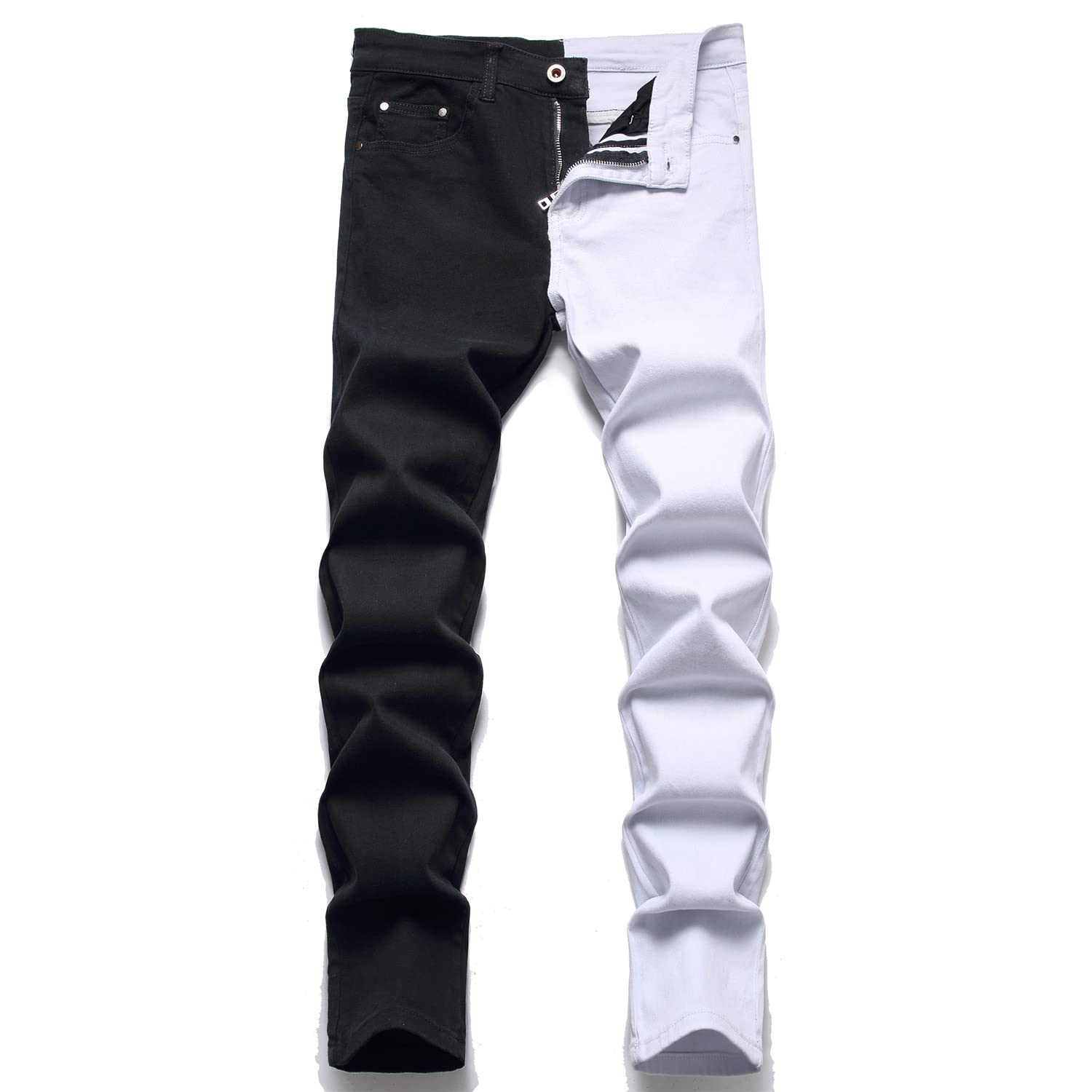 RXXKKK Men's Regular Skinny Jeans