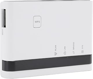 Wireless Print Server, USB Printer Sharing Hub with Multi Mode Support for LAN via Ethernet or WiFi Network, Plug and Play (US Plug)