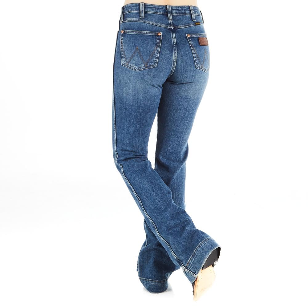 Wrangler Womens Retro Five Pocket High Rise Trouser JeanJeans