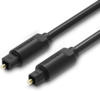 VENTION Optical Cable 2m Optical Audio Cable TOSLINK Cable Optical Digital Audio Cable fibre optical cable for soundbar to tv,Home Theater, PS4, XBOX,[S/PDIF] LG/Samsung/Sony PRO Series