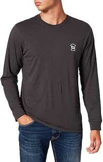 Lee - Men's T-Shirt - Regular Fit - LS Patch Logo Tee - Glazed Ginger