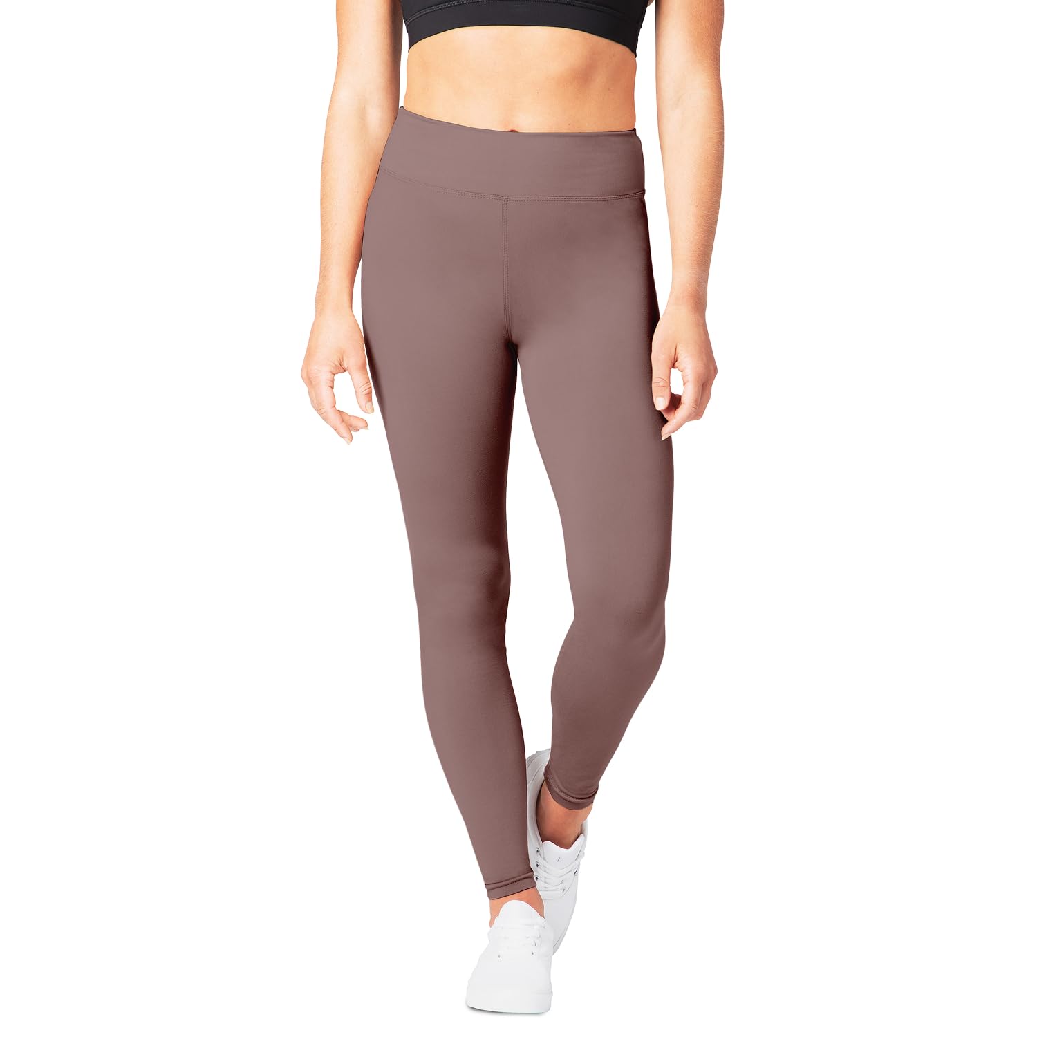 SATINA High Waisted Leggings for Women | Stretchy No See Through Tummy Control f