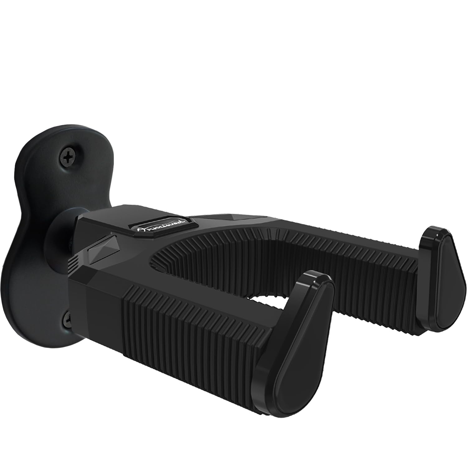 Guitar Wall Mount, Auto Lock Hanger Black Metal, Guitar Wall Hangers, Holder Hoo