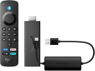 Amazon Fire TV Stick 4K Select (newest gen) and Made for Amazon USB Power Cable