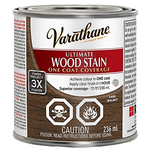 Varathane Oil-Based Interior Wood Stain in Dark Walnut, 236 mL