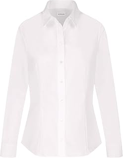 Seidensticker Long City Blouse, Regular Cut, Elastic, Women's Sleeve
